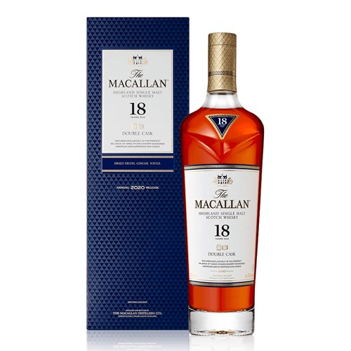 The Macallan Double Cask 18 YO Single Malt Whisky - 2022 Release - Premium Quality